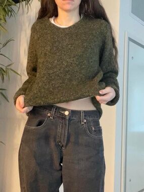 vintage ll bean wool knit sweater